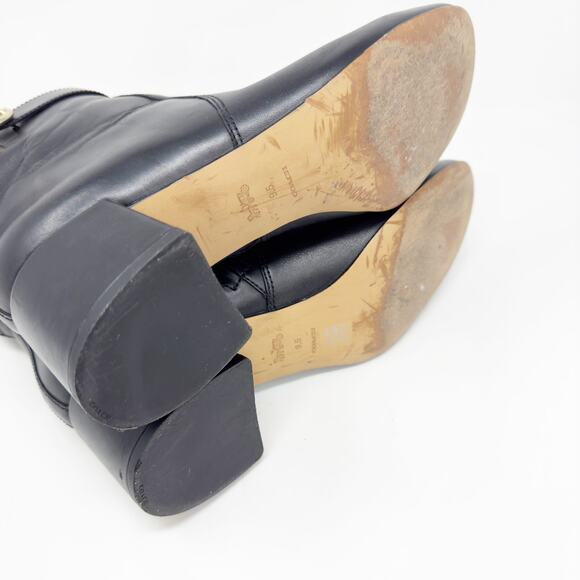 Coach Black Leather Tania Bootie 9.5 - Picture 9 of 14